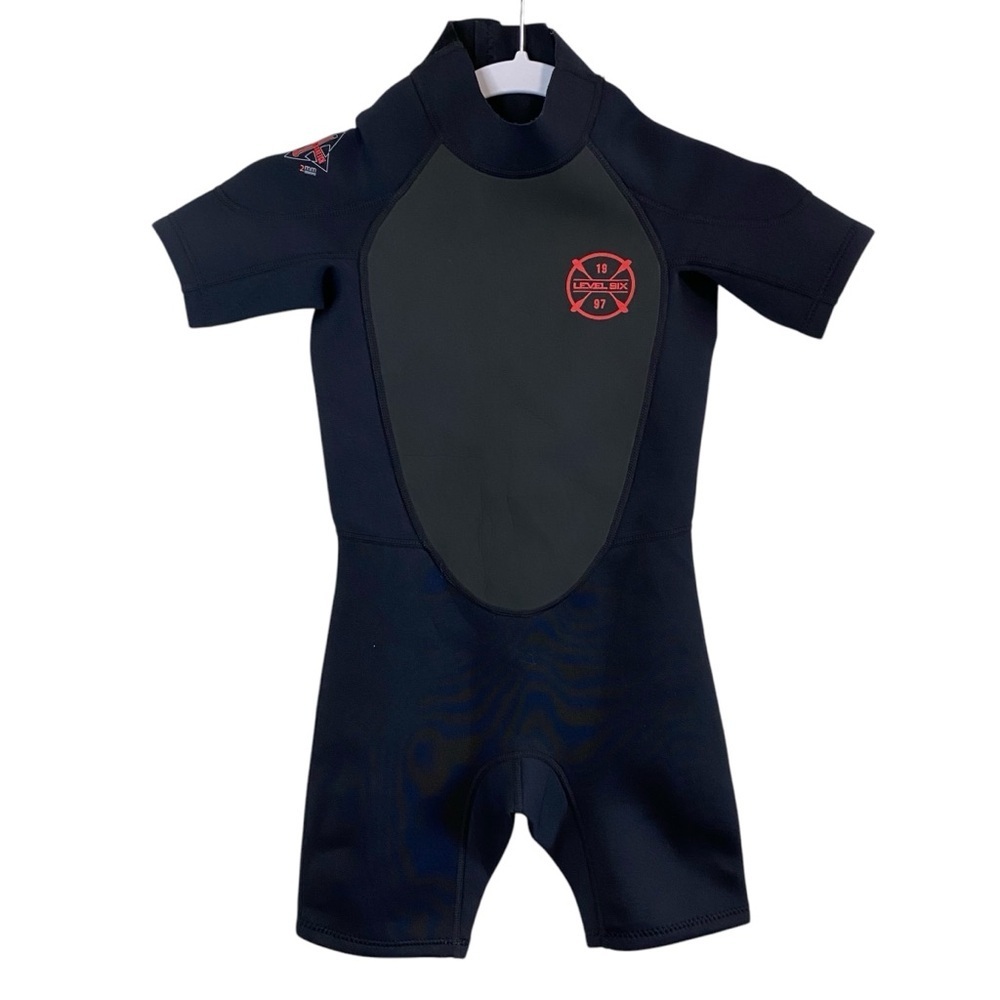 Level Six - Youth Shorty Wetsuit - Black - 10